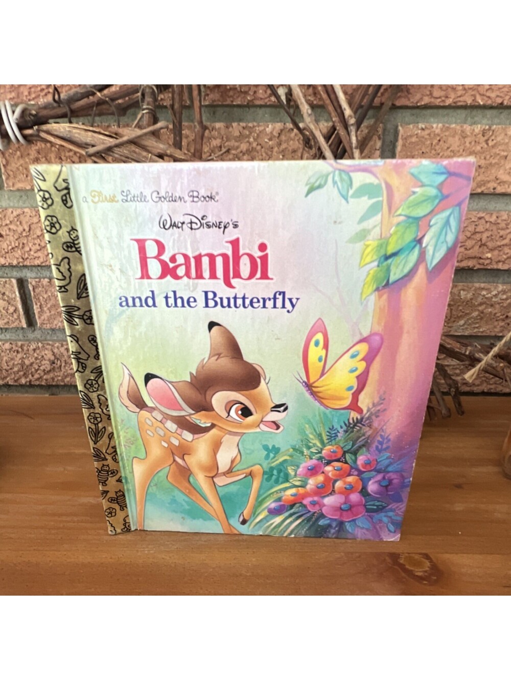 1997 Disney Bambi and the Butterfly Children's Story Little golden Book